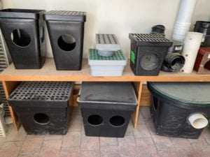 plastic catch basins